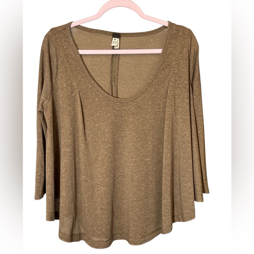 We The Free  Tambourine Oversized Relaxed Jersey Swing Top Size XS